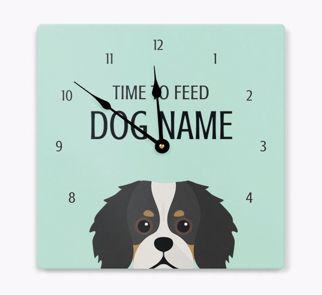 Tick Tock 'O' Clock: Personalised {breedFullName} Wall Clock